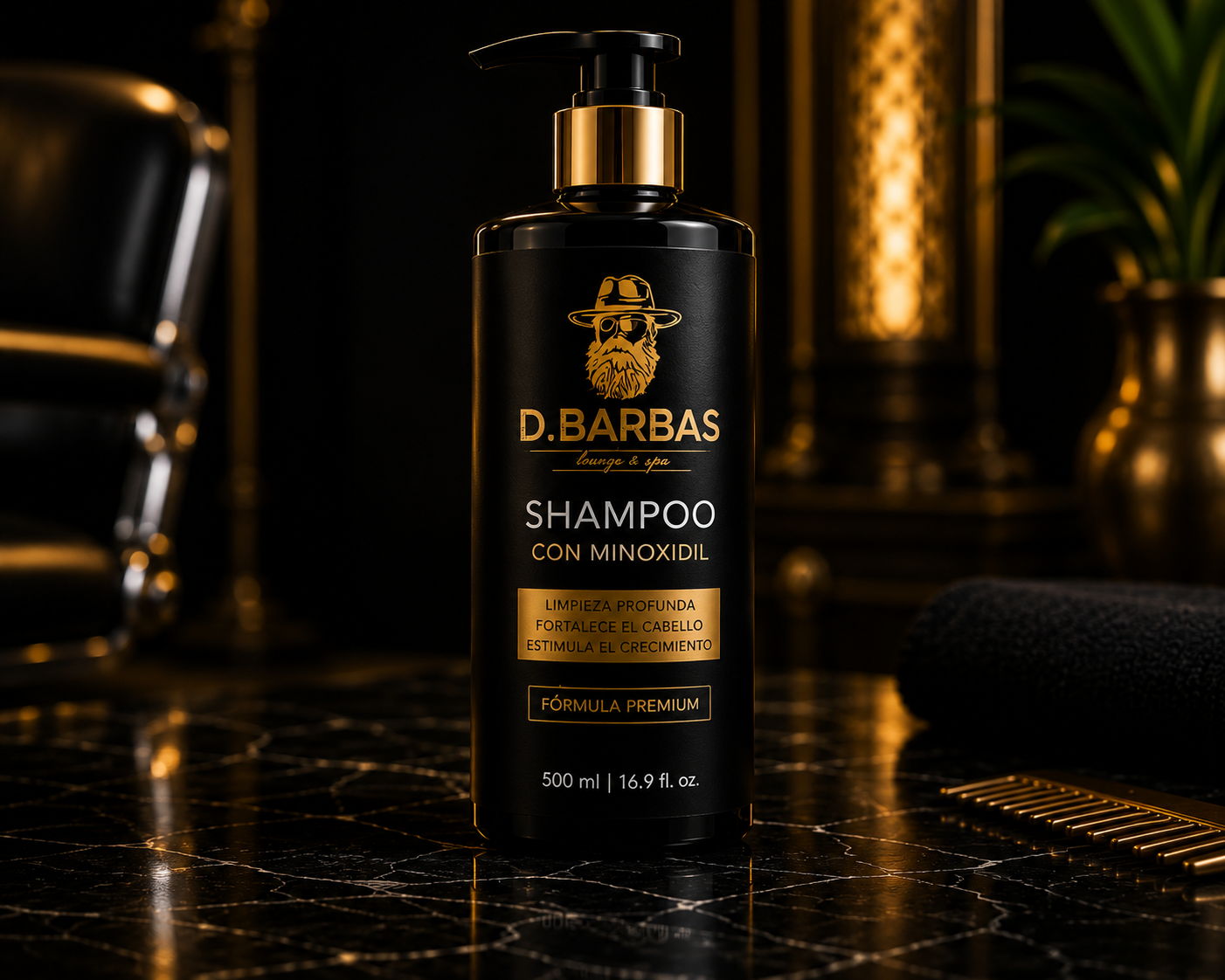 Shampoo con Minoxidil Don Barbas